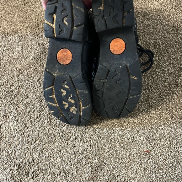 Harley-Davidson Kelley Harness Riding Black Leather Boots - Picture 6 of 10